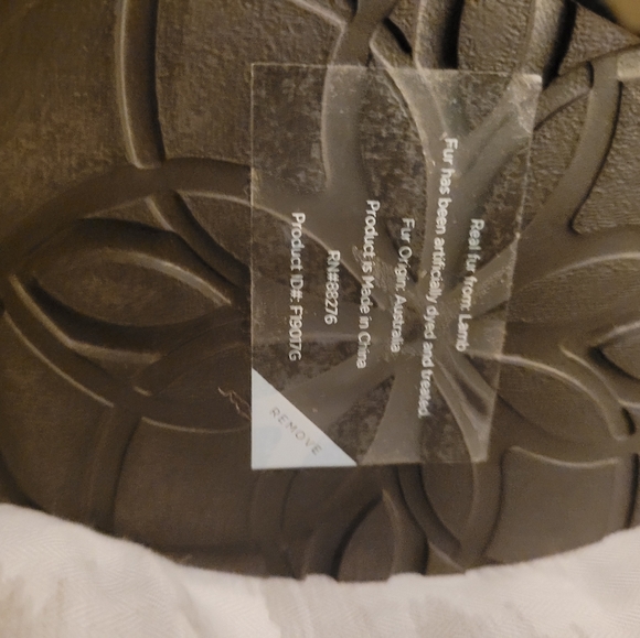 UGG Aviva Genuine Shearling Lined Boots, Stout Leather - Picture 7 of 9